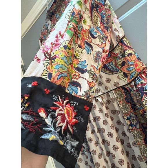 Jhonny Was TIERRA ZONIA DRESS 100% silk - Picture 15 of 16